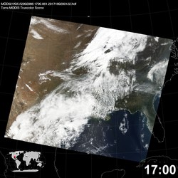 Level 1B Image at: 1700 UTC