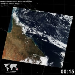 Level 1B Image at: 0015 UTC