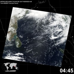 Level 1B Image at: 0445 UTC