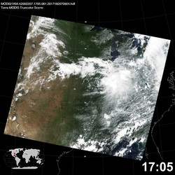 Level 1B Image at: 1705 UTC