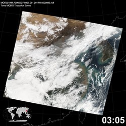 Level 1B Image at: 0305 UTC