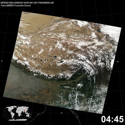 Level 1B Image at: 0445 UTC