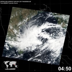 Level 1B Image at: 0450 UTC