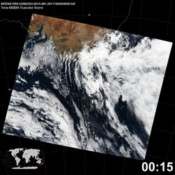 Level 1B Image at: 0015 UTC