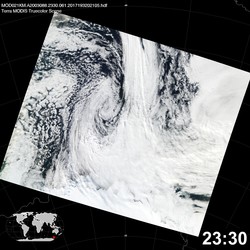 Level 1B Image at: 2330 UTC