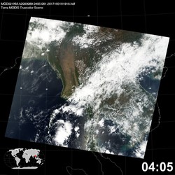 Level 1B Image at: 0405 UTC