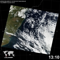 Level 1B Image at: 1310 UTC