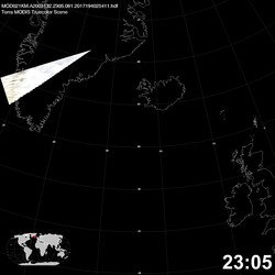 Level 1B Image at: 2305 UTC