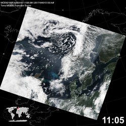 Level 1B Image at: 1105 UTC