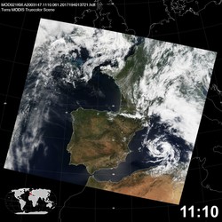 Level 1B Image at: 1110 UTC