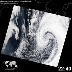 Level 1B Image at: 2240 UTC