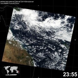 Level 1B Image at: 2355 UTC