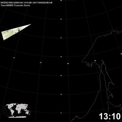 Level 1B Image at: 1310 UTC