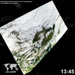 Level 1B Image at: 1345 UTC