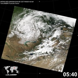 Level 1B Image at: 0540 UTC