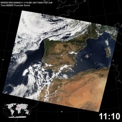 Level 1B Image at: 1110 UTC