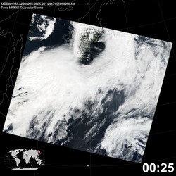 Level 1B Image at: 0025 UTC