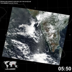 Level 1B Image at: 0550 UTC