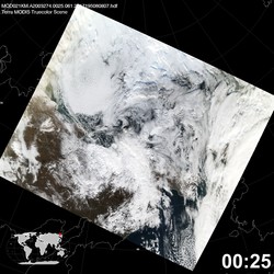 Level 1B Image at: 0025 UTC