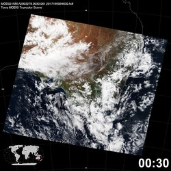 Level 1B Image at: 0030 UTC