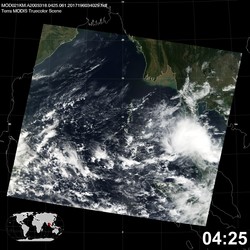 Level 1B Image at: 0425 UTC