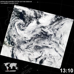 Level 1B Image at: 1310 UTC