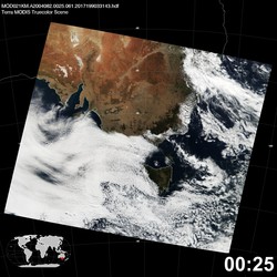 Level 1B Image at: 0025 UTC