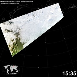 Level 1B Image at: 1535 UTC