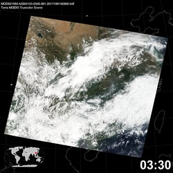 Level 1B Image at: 0330 UTC