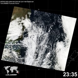 Level 1B Image at: 2335 UTC