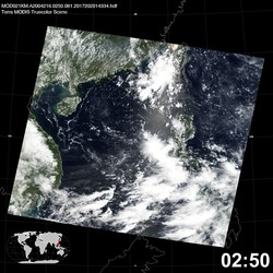 Level 1B Image at: 0250 UTC