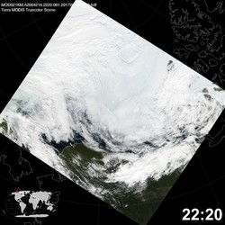 Level 1B Image at: 2220 UTC