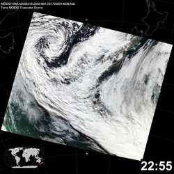 Level 1B Image at: 2255 UTC