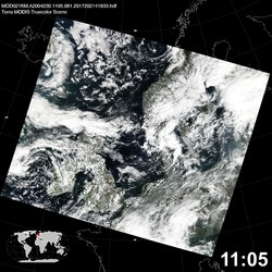 Level 1B Image at: 1105 UTC