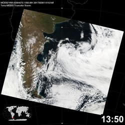 Level 1B Image at: 1350 UTC