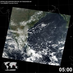 Level 1B Image at: 0500 UTC