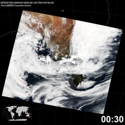 Level 1B Image at: 0030 UTC