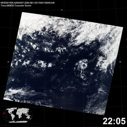 Level 1B Image at: 2205 UTC