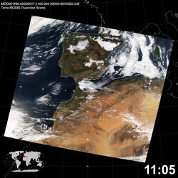 Level 1B Image at: 1105 UTC