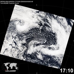 Level 1B Image at: 1710 UTC