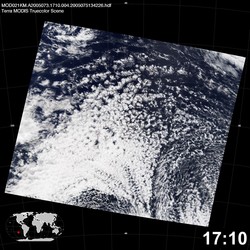 Level 1B Image at: 1710 UTC