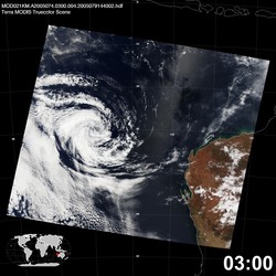 Level 1B Image at: 0300 UTC