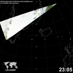 Level 1B Image at: 2305 UTC