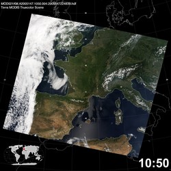 Level 1B Image at: 1050 UTC