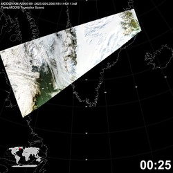 Level 1B Image at: 0025 UTC