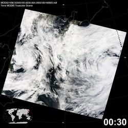 Level 1B Image at: 0030 UTC