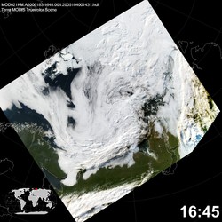 Level 1B Image at: 1645 UTC