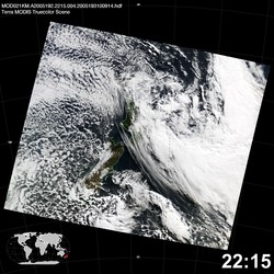 Level 1B Image at: 2215 UTC