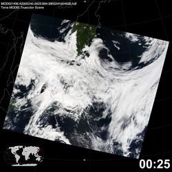 Level 1B Image at: 0025 UTC