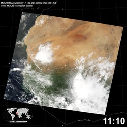 Level 1B Image at: 1110 UTC